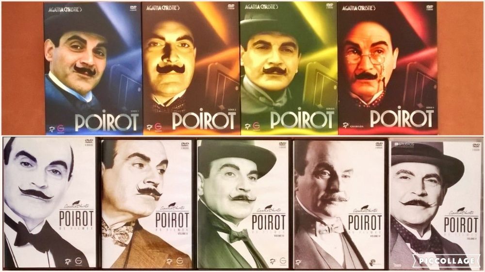 FILME SÉRIE DVD Agatha Christie Hercule Poirot Miss Marple