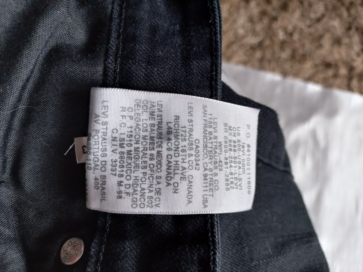 Spodnie męskie jeans levi strauss &co skinny