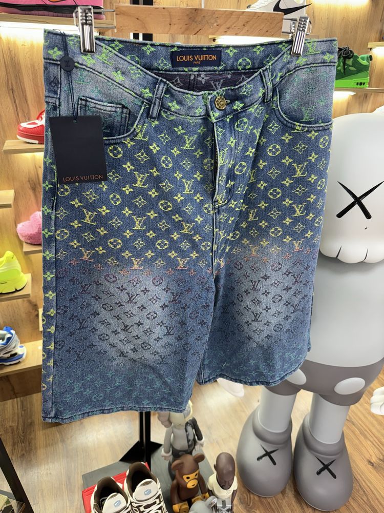 Шорти Louis Vuitton Monogram Gradient Blue / Green