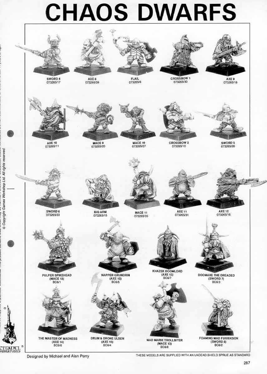 Warhammer Fantasy Battle: Chaos Dwarf Sword 6, oldhammer