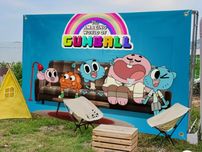 Bandeira/pendurar Incrível Mundo de Gumball