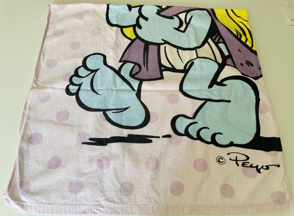 Toalha de praia Smurfette