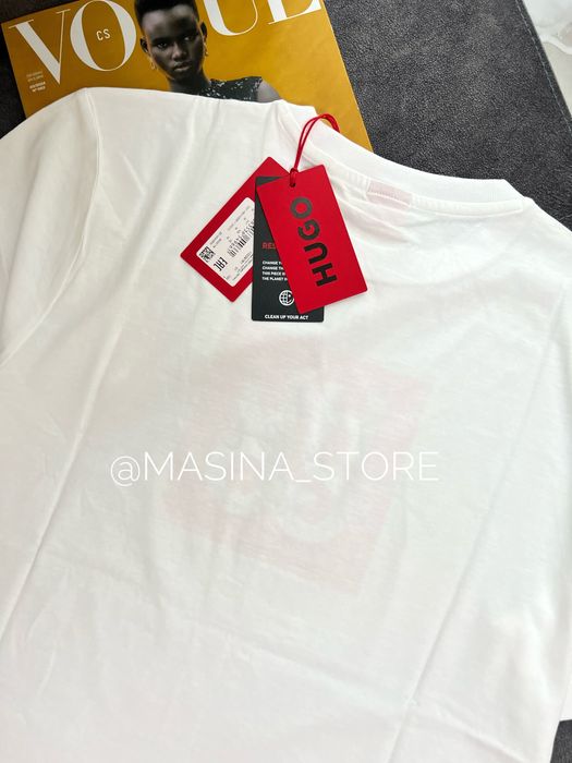 Жіноча футболка біла Hugo Boss M оригінал