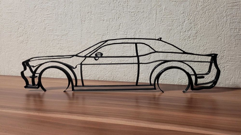 Dekoracja Dodge chellenger hellcat