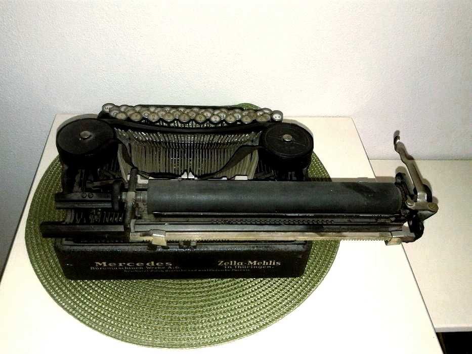 MERCEDES Maszyna do Pisania Dekoracja Loft Industrialna Vintage Retro