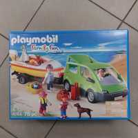 Playmobil rodzinny van z przyczepą