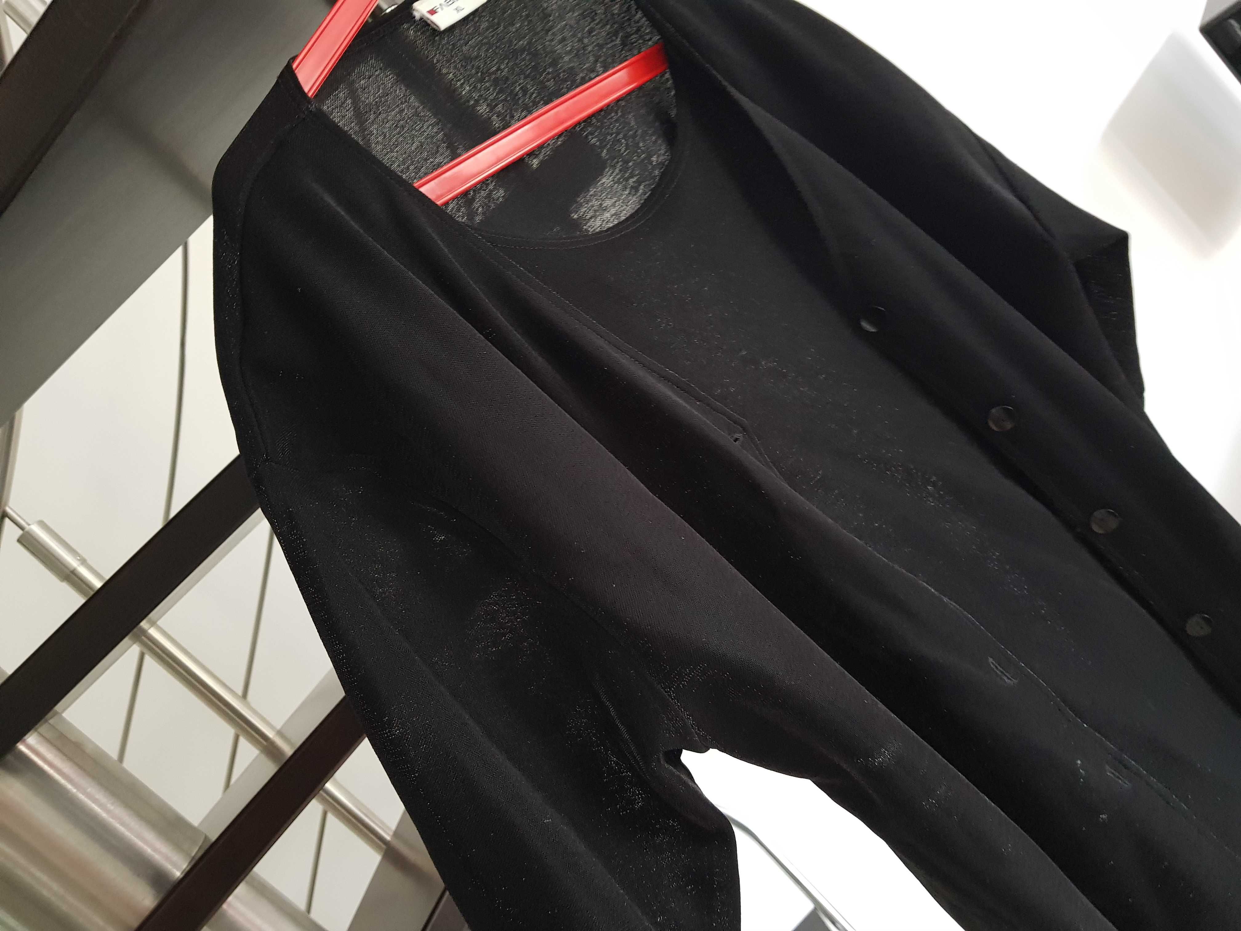 Bluzka tunika bliźniak 2w1 Fabiani ze srebrną nitką XL-XXL st. idealny