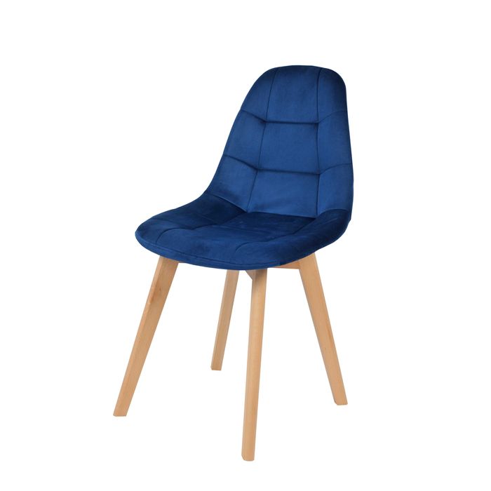 Krzesło Skandynawskie DSW welurowe NOWOCZESNE KOLORY