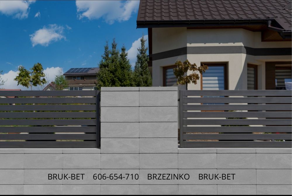 Pustak ogrodzeniowy 50x22x20 cm Continental BRUK-BET POLBRUK JONIEC