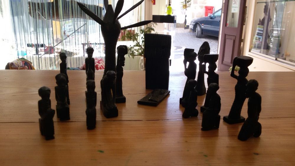 Aldeia africana antiga em Pau Preto