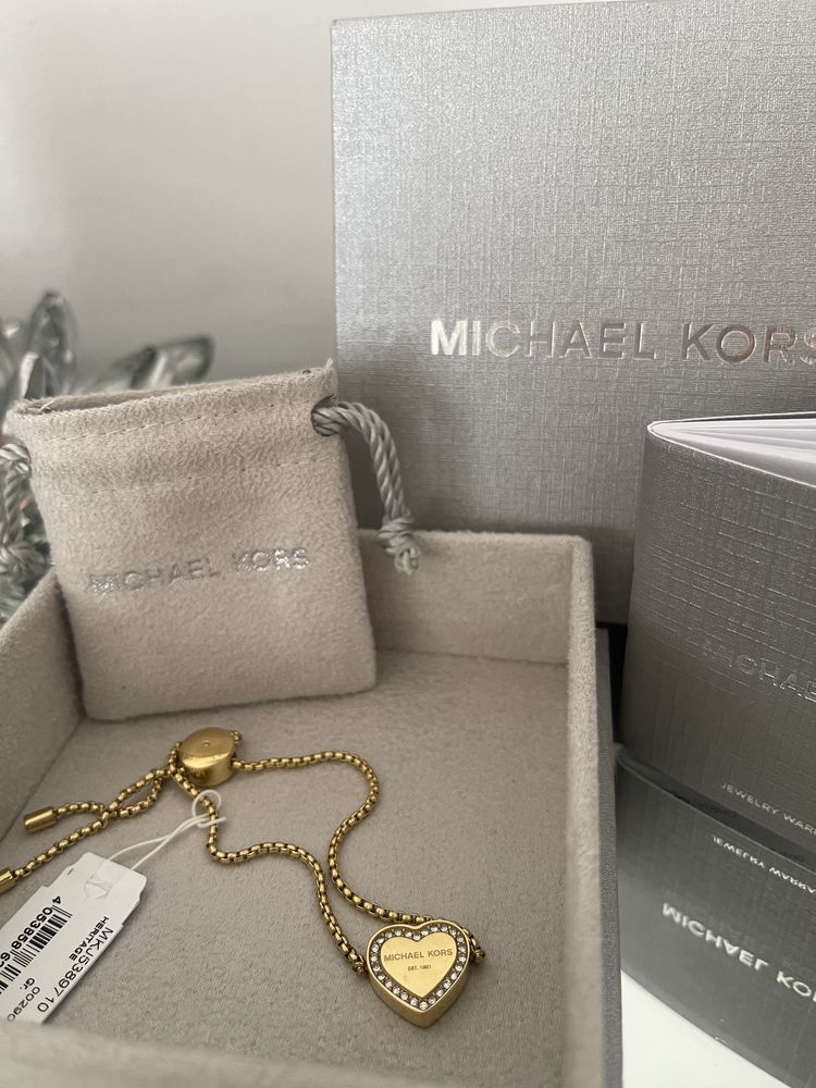 Nowa bransoletka Michael Kors złote serce