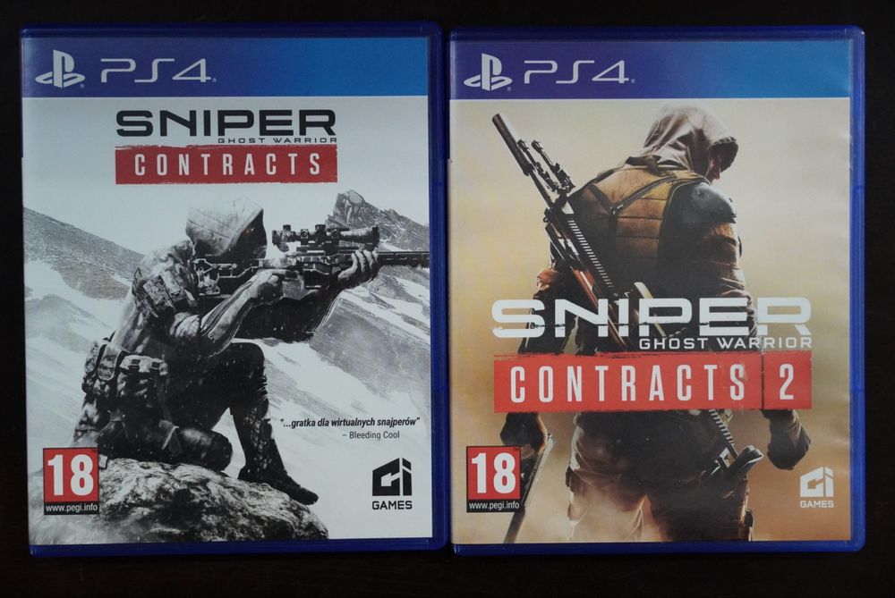 Zestaw Sniper Ghost Warrior Contracts 2 gry gra PS4 Playstation 4