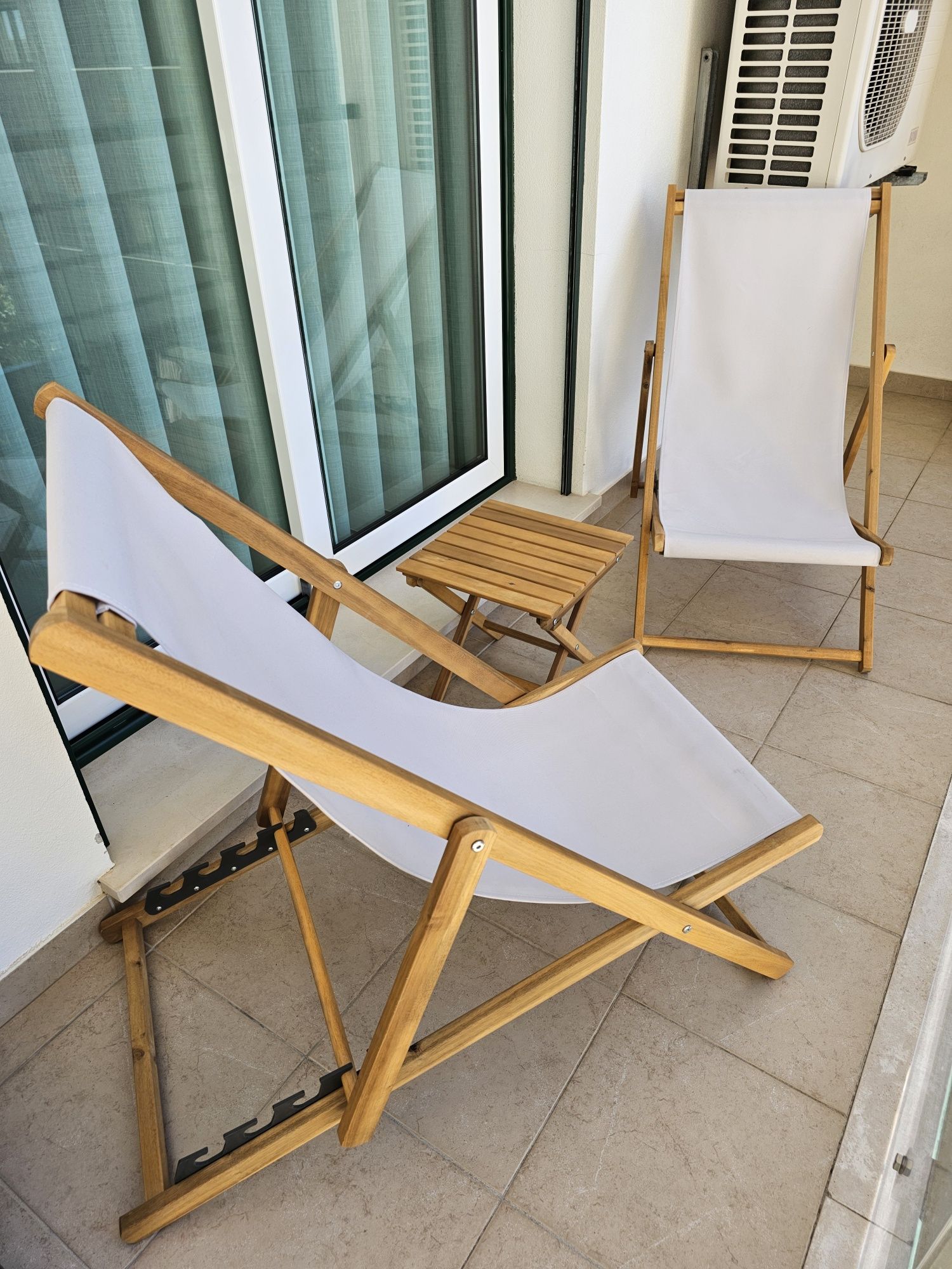 Conjunto 2 cadeiras jardim + mesa