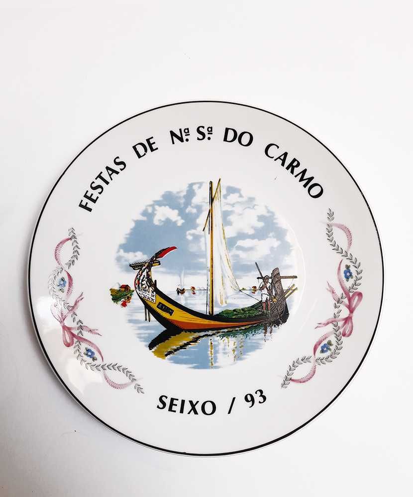 Prato Porcelana Barco Moliceiro MG Porcelanas Aveiro Portugal