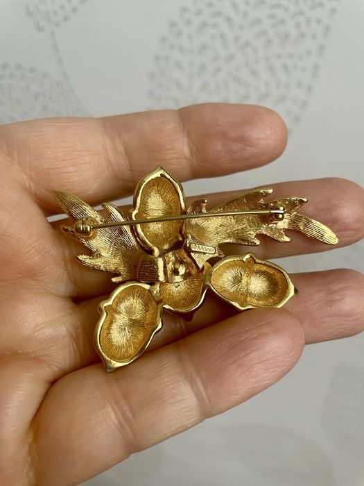 Monet вінтажна брошка 60-70 роки осінь жолуді американський вінтаж