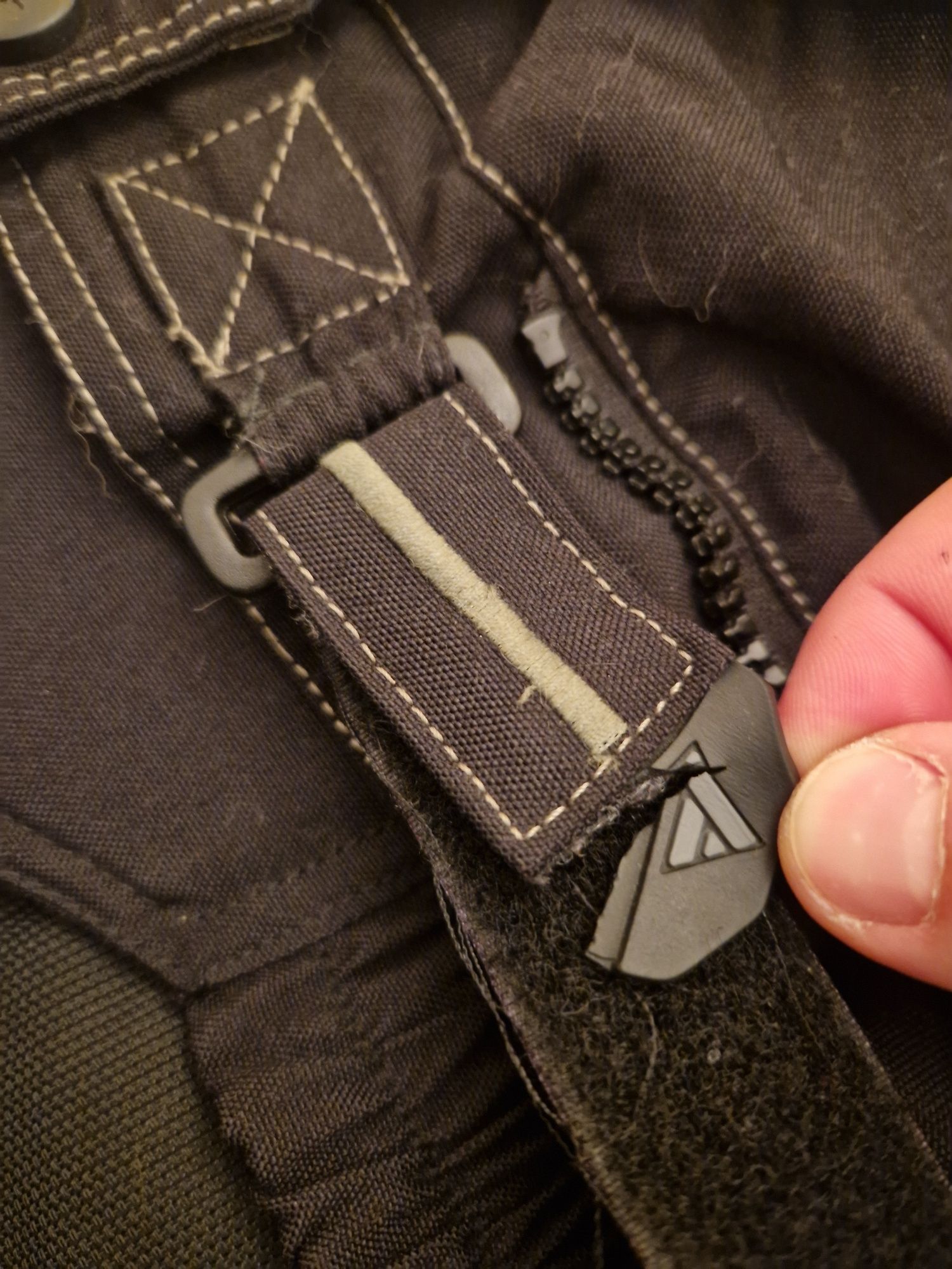 Modeka WULF tekstylne spodnie motocyklowe 3xl oraz skórzane r38