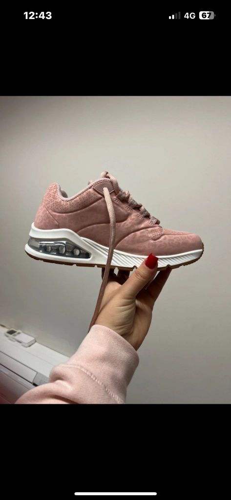 Tenis Skechers  Rosa