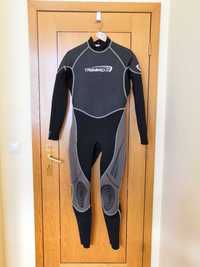 Fato neoprene 2-3mm M/L desportos aquáticos wetsuit