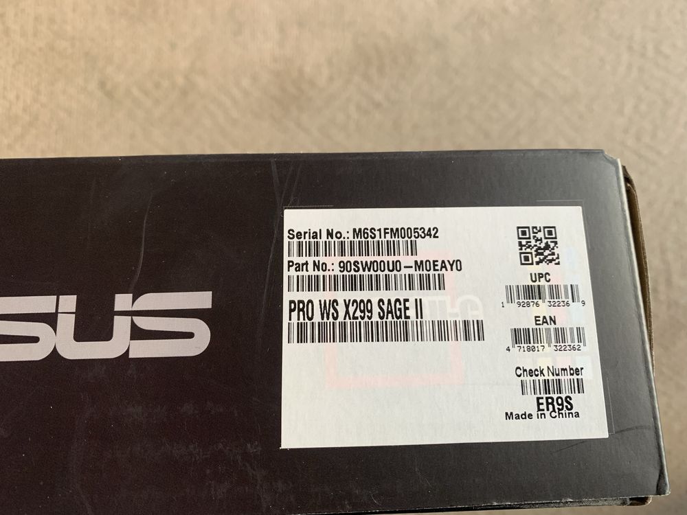 Материнська плата  Asus Pro WS X299 SAGE II