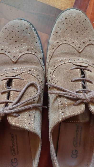 Sapatos Oxford Camel