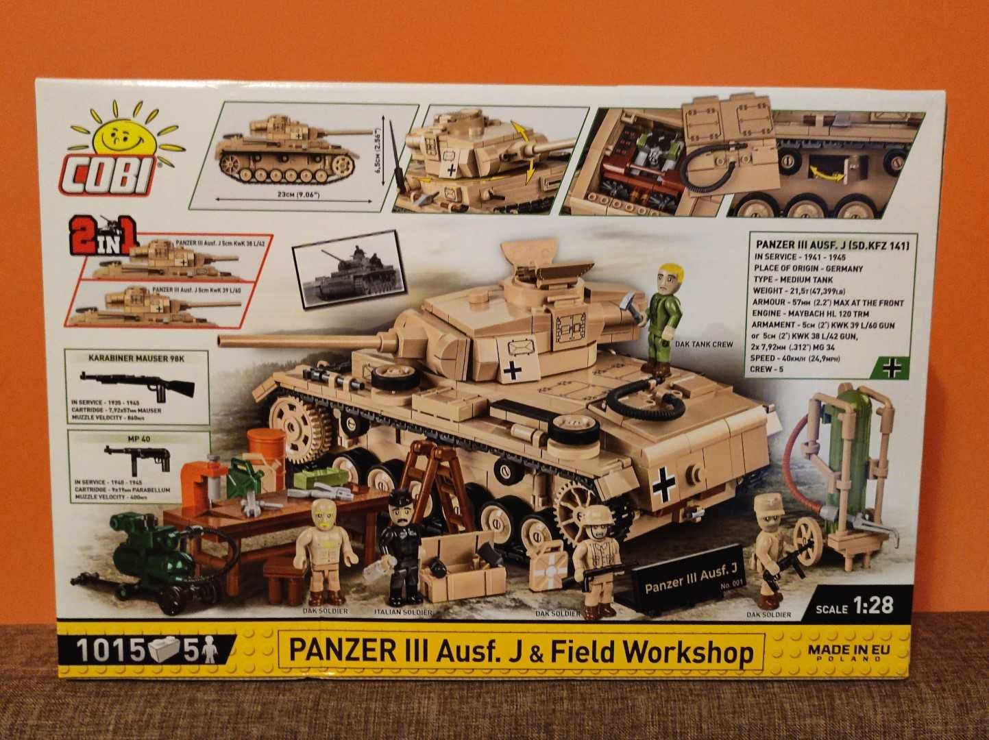 Cobi 2561 - Panzer III Ausf. J & Field Workshop - Limited Edition