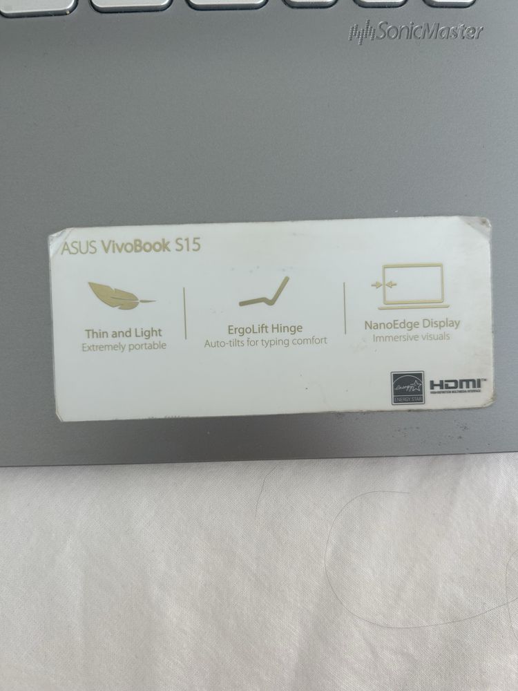 Notebook Asus Vivobook S15