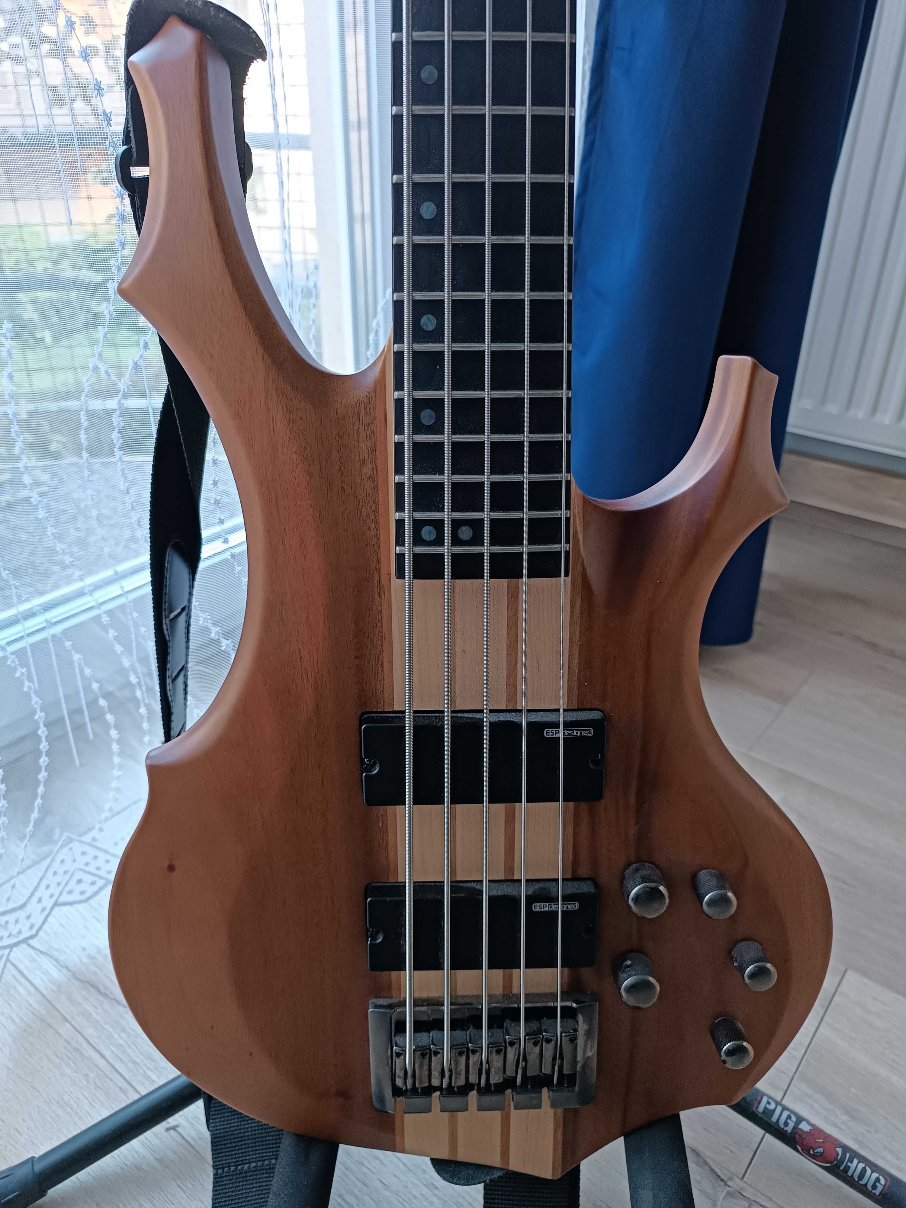 Solidna Gitara Basowa 5-String Electric Bass