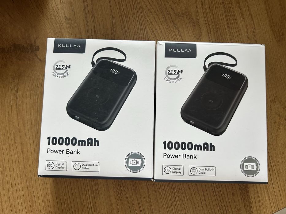 10000mnh Power Bank Kuulaa Lilás