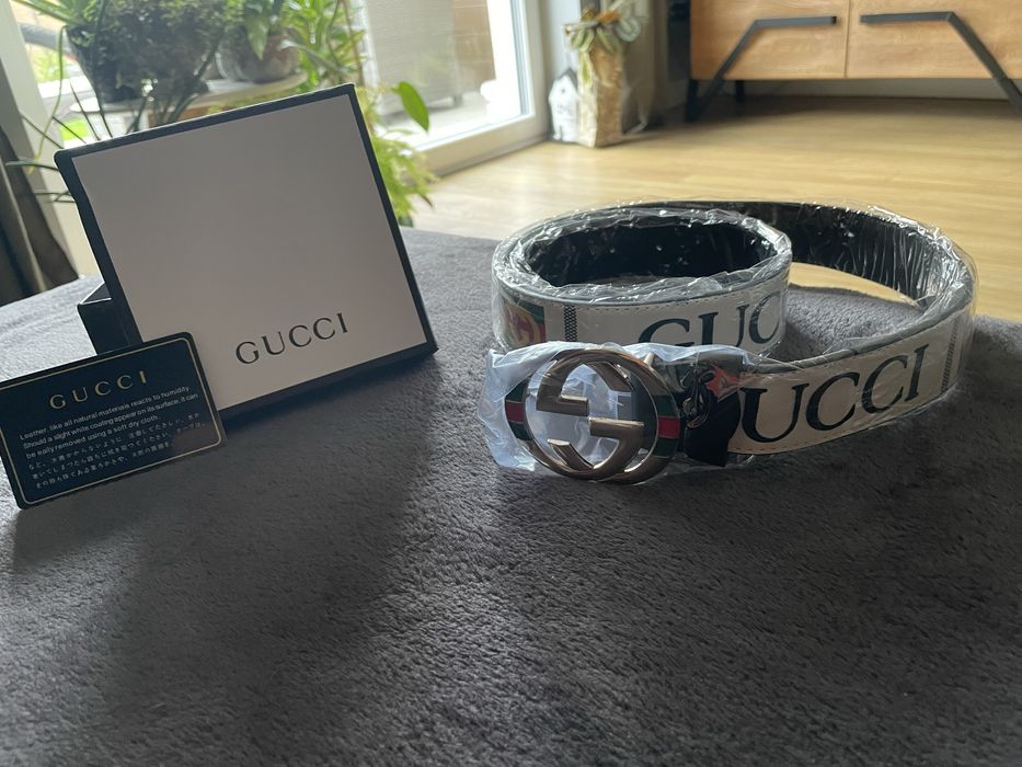 Gucci nowy pasek damski kolorowy