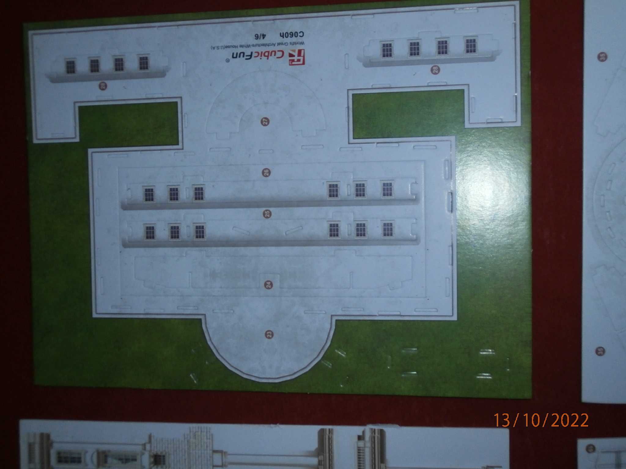 Puzzle 3D - Biały Dom ( THE WHITE HOUSE ) 65 elementów