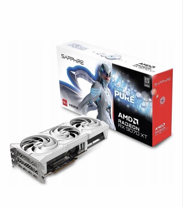 Nową Sapphire Radeon RX 9070 XT Pure 16GB GDDR6