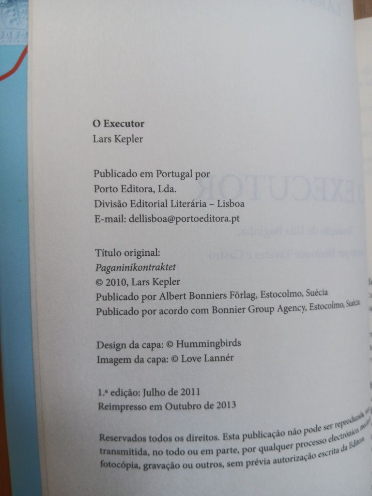 Lars Kepler, O Executor