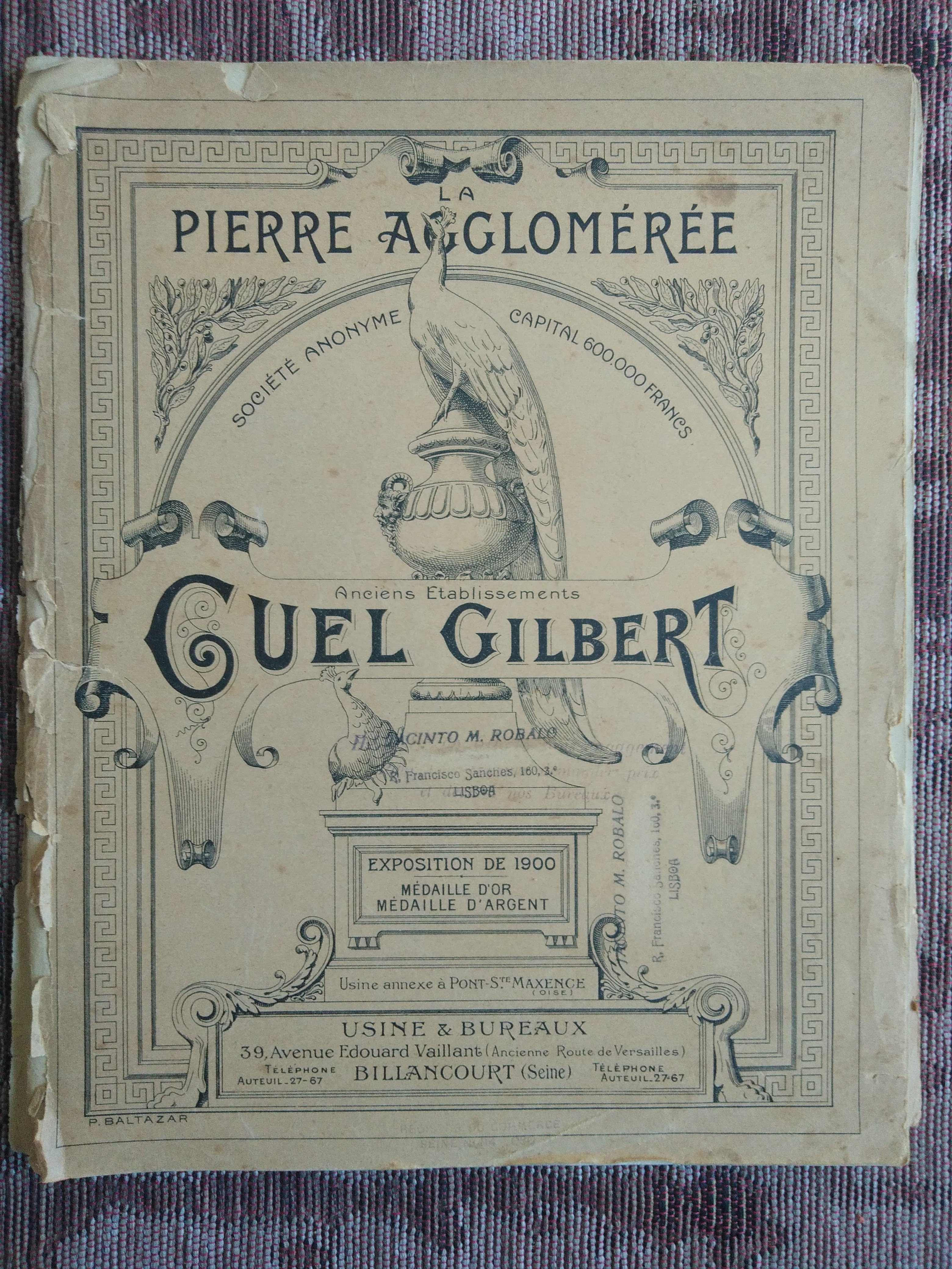 livro: "La Pierre agglomérée - Anciens Établissements Guel Gilbert"