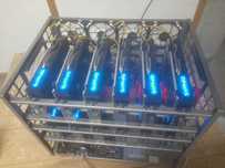 Rig ETC (Ethereum Classic) 6x RX580 Sapphire 4 gb +300MH/s