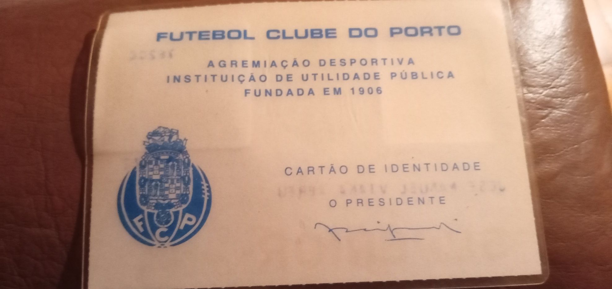 Meu cartão sócio do F.C.Porto 70s -70E - Chaves de fenda -3E.Desde 3E.