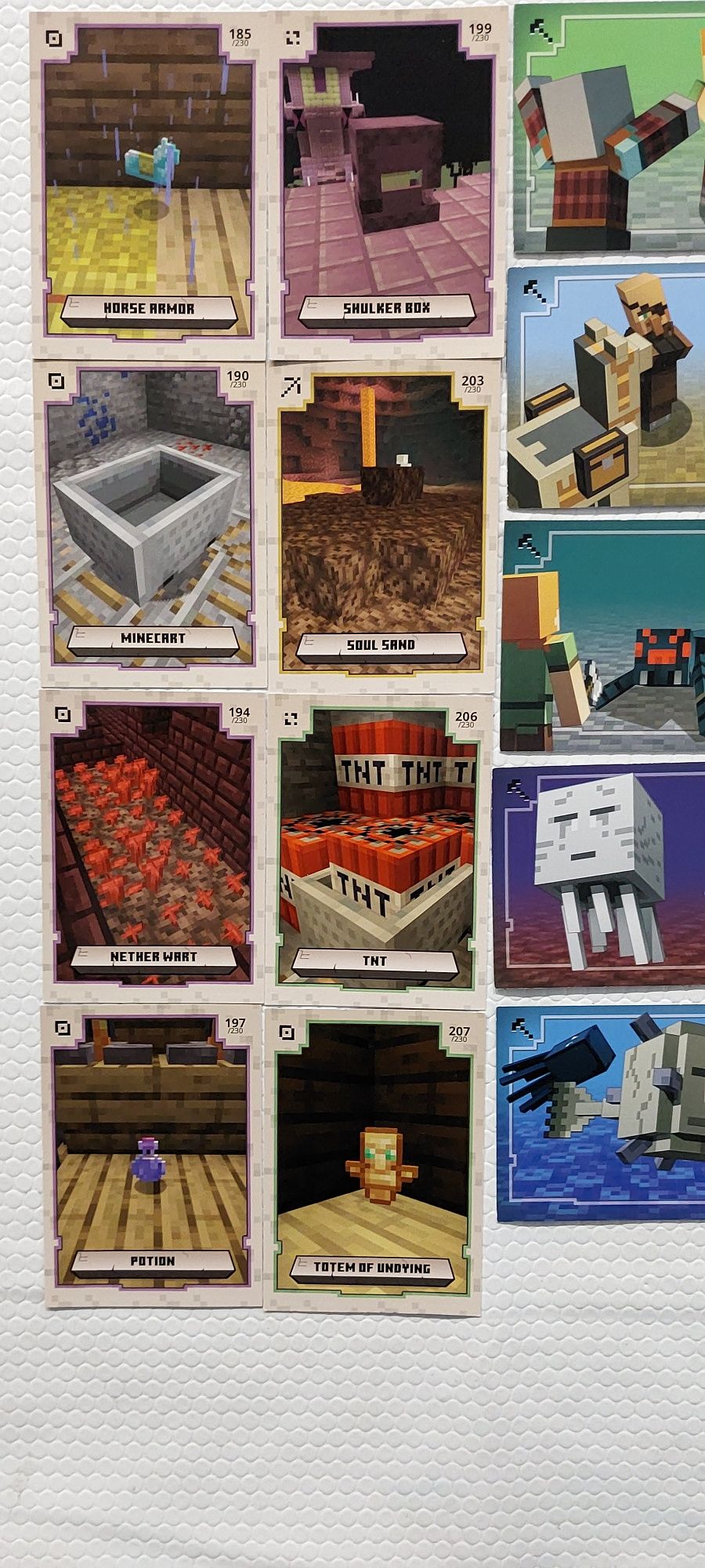 Cartas Minecraft + Capa Arquivadora com 80 Cartas Novas