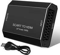 Adapter Konwerter SCART EURO do HDMI   HDMI do SCART MHL