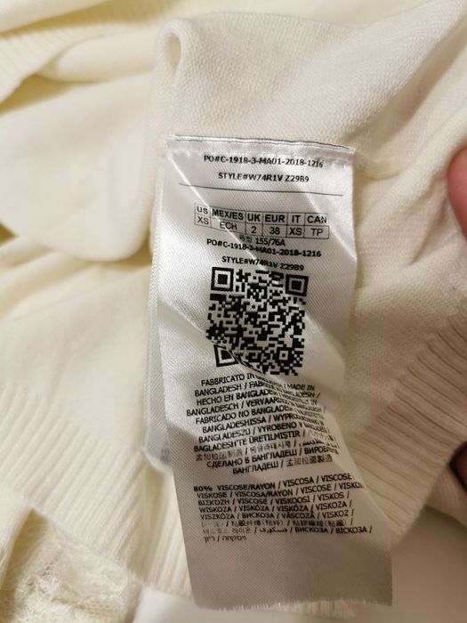 Nowa oryginalna bluzka Guess śmietankowa XL