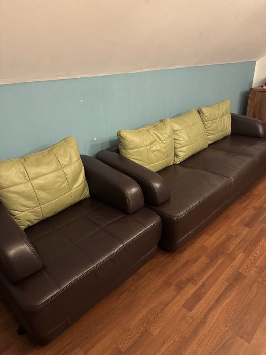 Kompet wypoczynkowy skórzany  ETAP SOFA  3+2+1