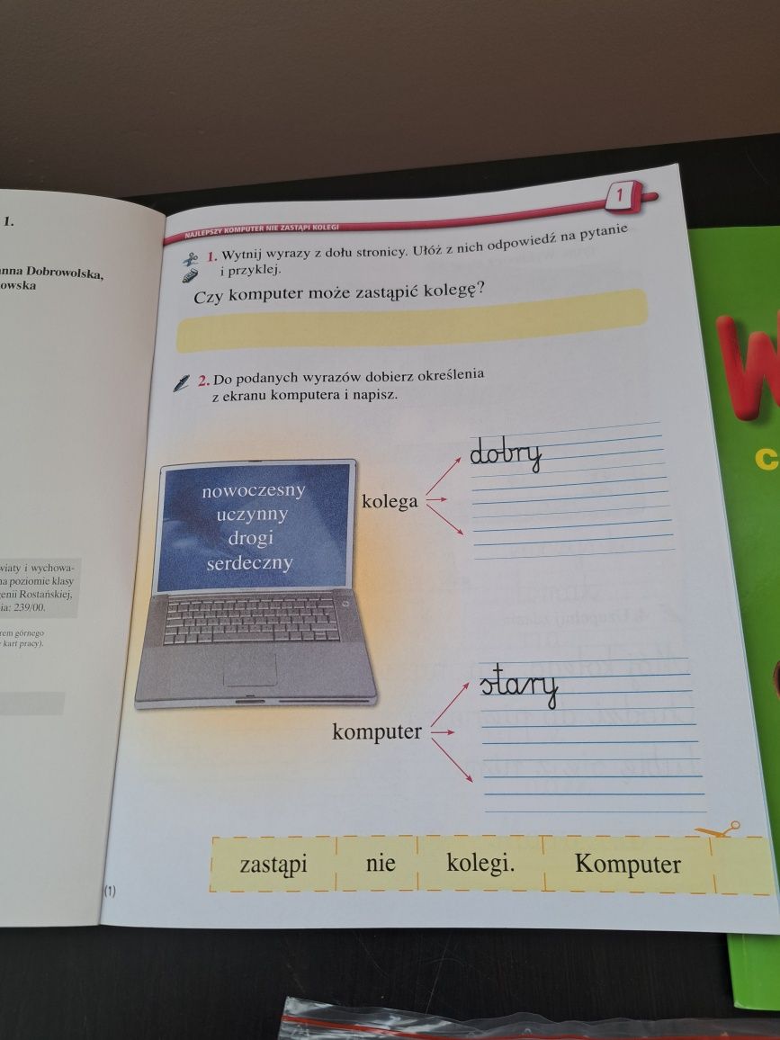 Wesoła szkoła kl.1 WSiP-podręcznik+ćw. cz.4 i karty pracy cz.5