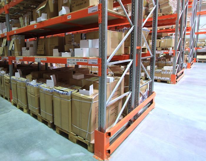 Стелажі палетні б/у, стелажі для б/в та нові