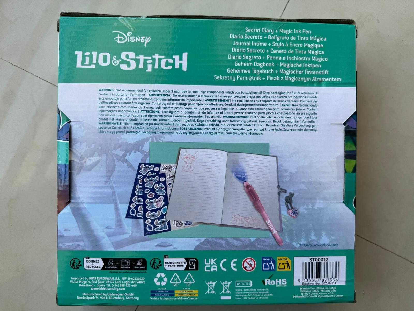 Diário Stitch - Inclui Caneta