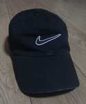 Кепка Nike big swoosh black оригинал TN Plus Zn Acg Shox Nylon Vintage