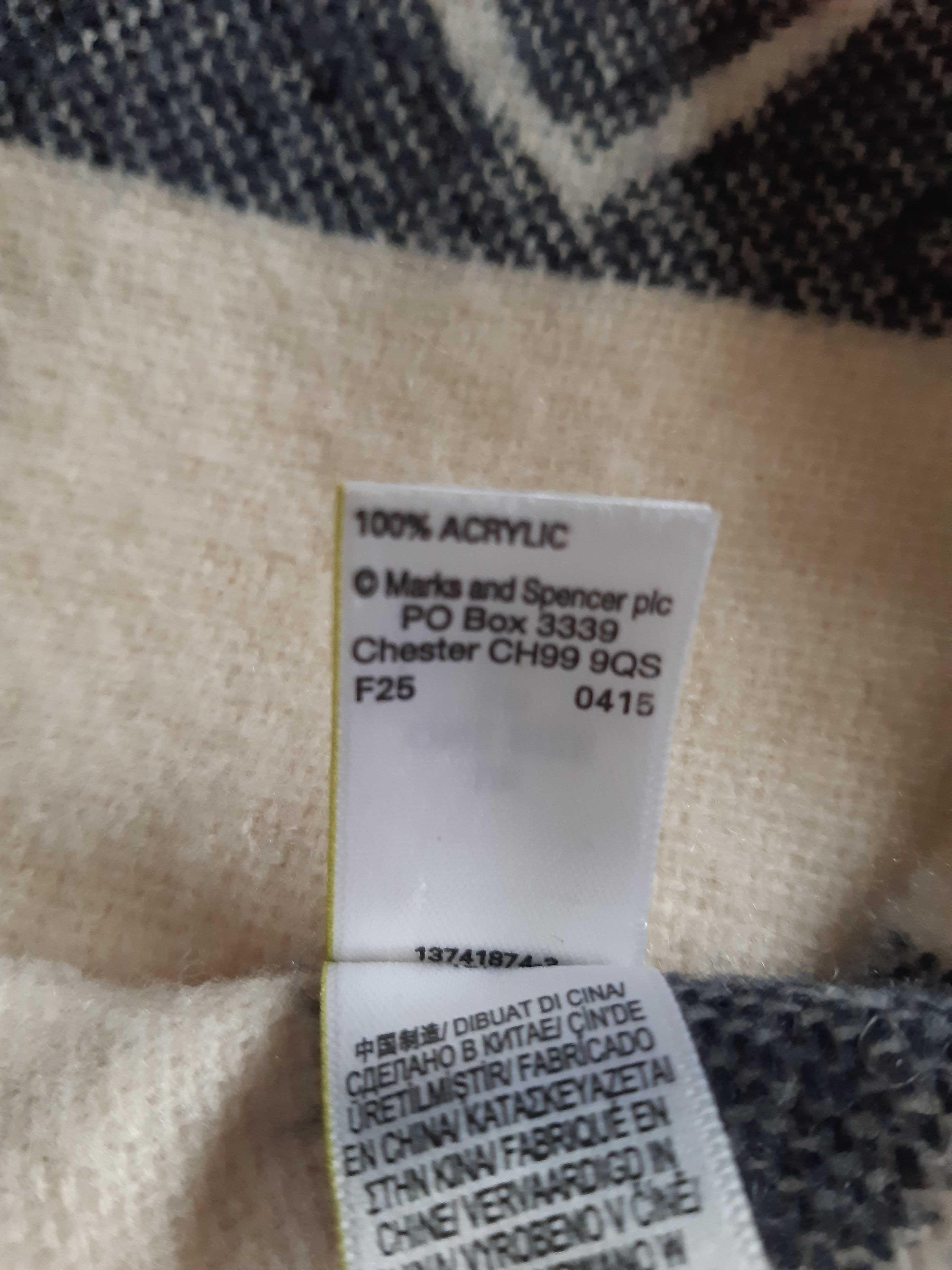 Красивый шарф, палантин в бохо, этно стиле marks & spencer