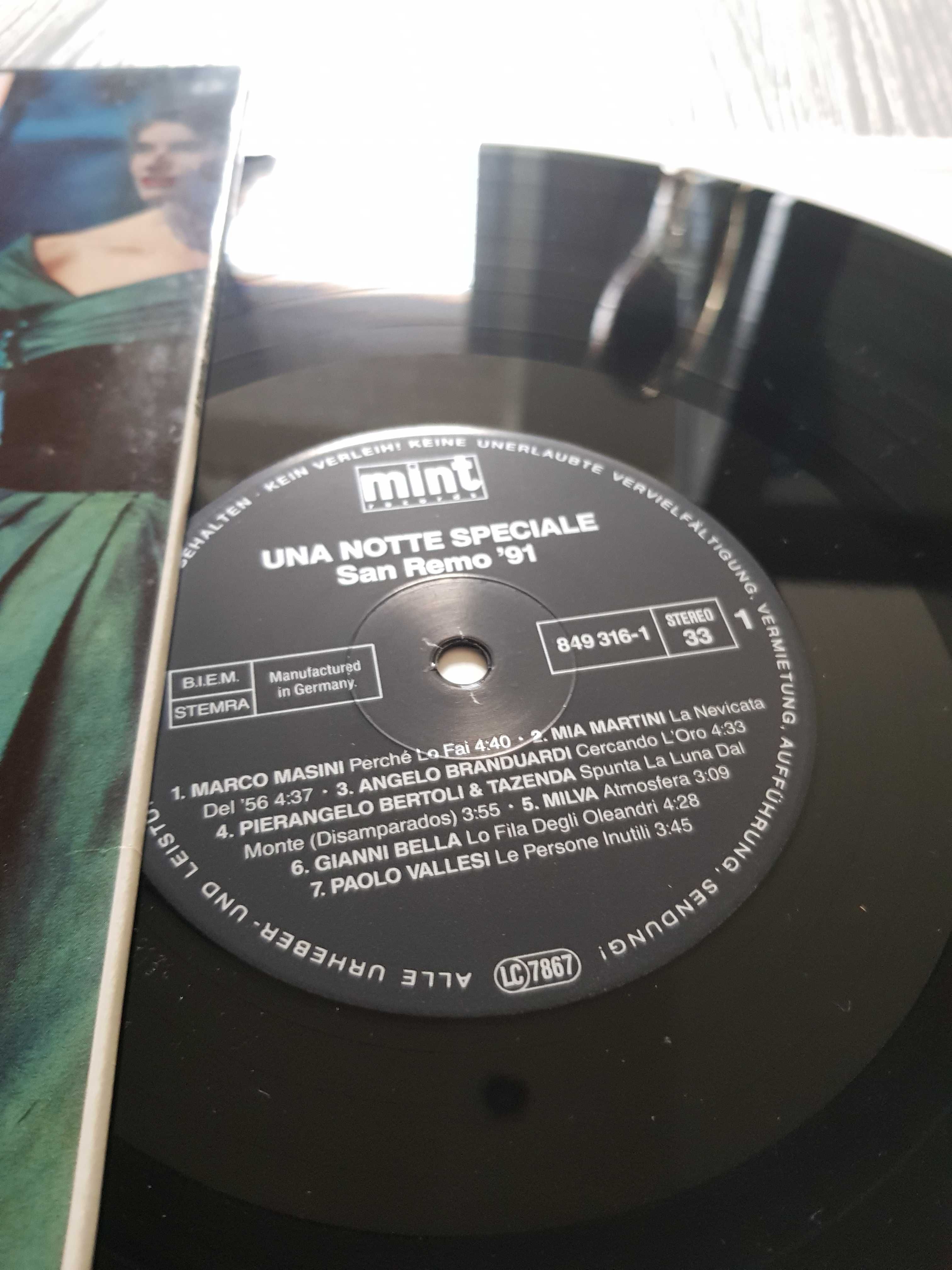Various – Una Notte Speciale - San Remo '91 LP*3322