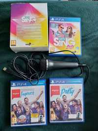 Mega zestaw karaoke z mikrofonem PS4