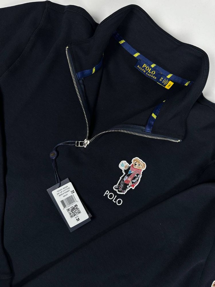 1/4 зип Polo bear by Ralph Lauren, поло бир мишка, кофта свитшот поло