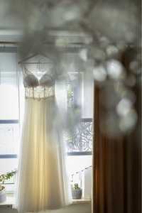 Suknia ślubna oxford street PA1204 ivory + długi welon