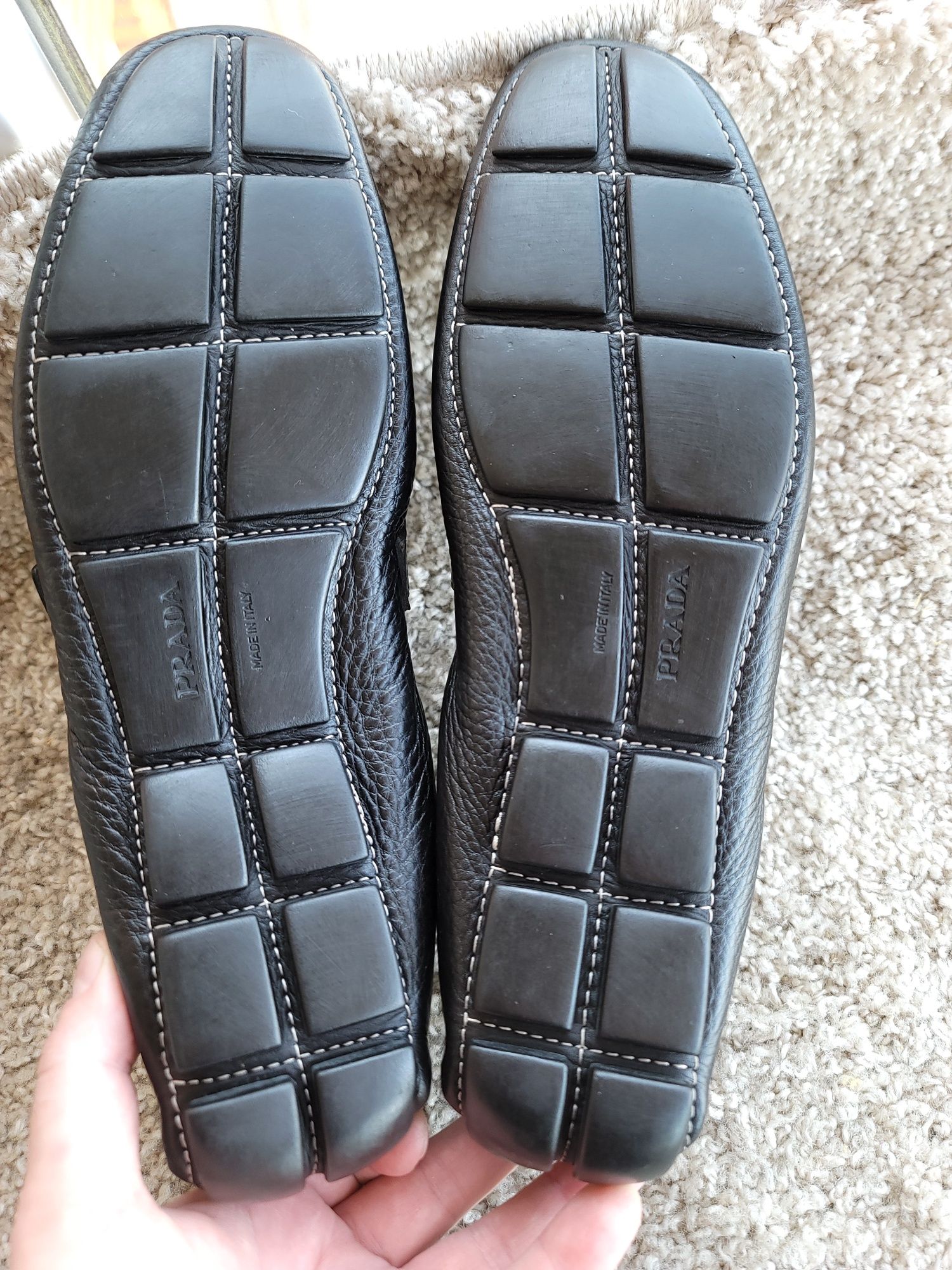 Мокасини PRADA р 42-43 Італія Оригінал! Лофери топсайдери