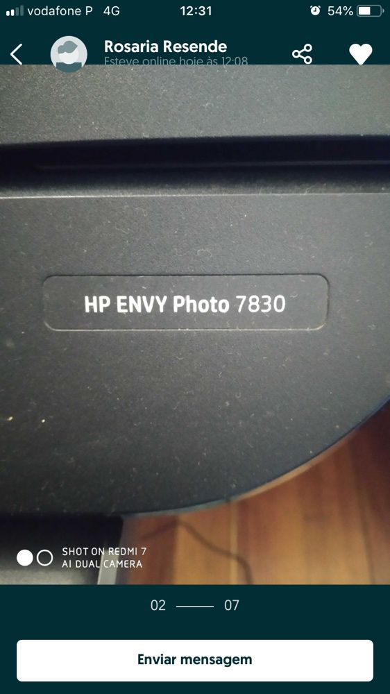 Impressora HP ENVY Photo 7830 como nova